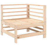 3 Piece Garden Lounge Set Solid Wood Pine - Top-Down View