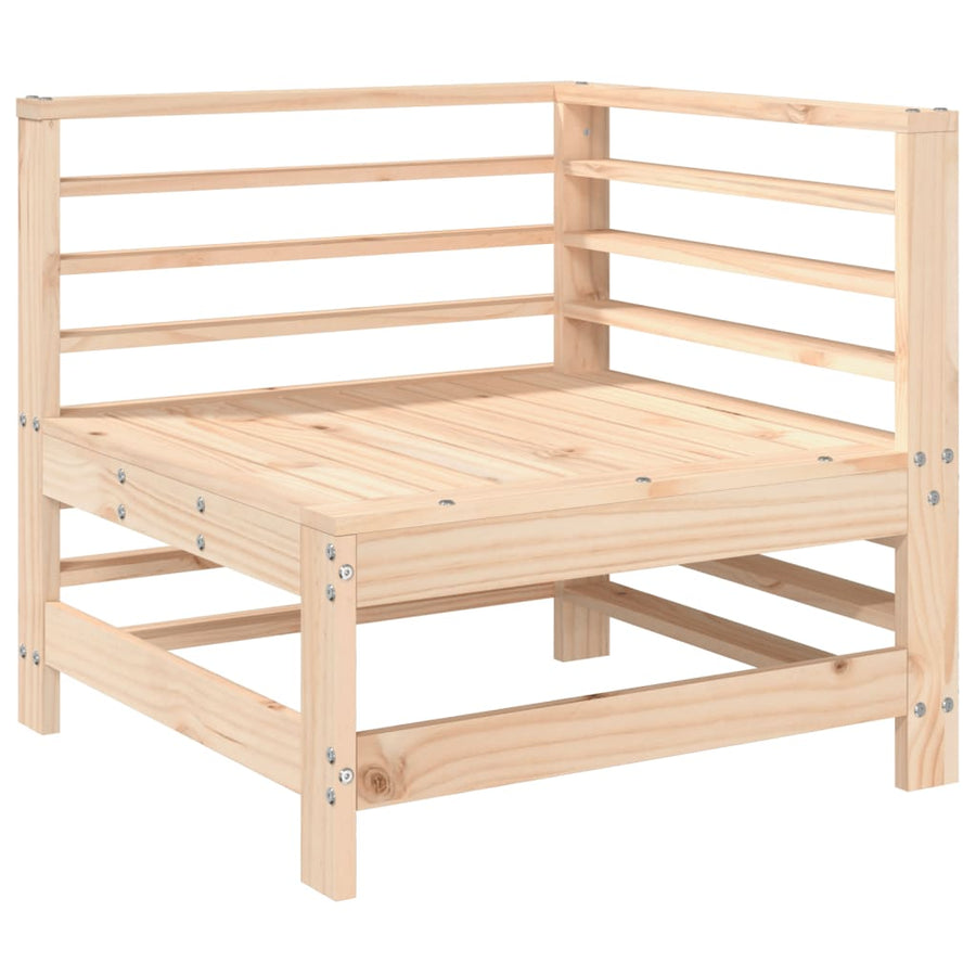 3 Piece Garden Lounge Set Solid Wood Pine