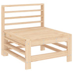 3 Piece Garden Lounge Set Solid Wood Pine