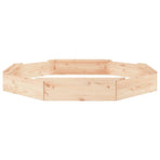 Sandbox With Seats Octagon Solid Wood Pine