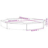 Sandbox With Seats Octagon Solid Wood Pine - Extra Image