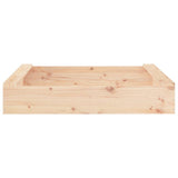 Sandbox with Seats Square Solid Wood Pine