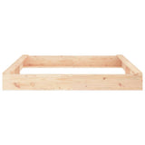 Sandbox with Seats Square Solid Wood Pine - 45-Degree Angle