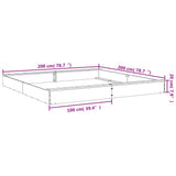 Sandbox with Seats Square Solid Wood Pine - Extra Image