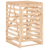 Wheelie Bin Storage 84x90x128.5 cm Solid Wood Pine - Front View