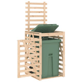 Wheelie Bin Storage 84x90x128.5 cm Solid Wood Pine - Top-Down View