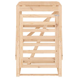 Wheelie Bin Storage 84x90x128.5 cm Solid Wood Pine - 45-Degree Angle