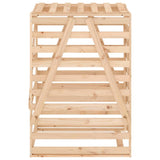 Wheelie Bin Storage 84x90x128.5 cm Solid Wood Pine - Close-Up Angle