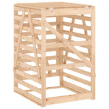 Wheelie Bin Storage 84x90x128.5 cm Solid Wood Pine - Low Angle