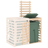 Wheelie Bin Storage Extension Solid Wood Pine - Top-Down View