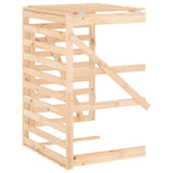 Wheelie Bin Storage Extension Solid Wood Pine - Low Angle