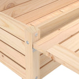 Garden Planter with Folding Tabletop Solid Wood Pine - Extra Image