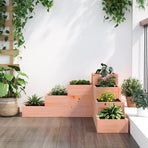 Garden Planter 4-Tier 80.5x79x36 cm Solid Wood Douglas