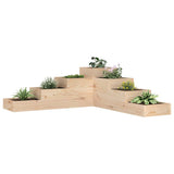 Garden Planter 4-Tier 106x104.5x36 cm Solid Wood Pine