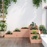 Garden Planter 4-Tier 106x104.5x36 cm Solid Wood Douglas - Side View