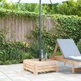 Parasol Base Cover Solid Wood Pine - Side View