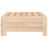 Parasol Base Cover Solid Wood Pine - Top-Down View