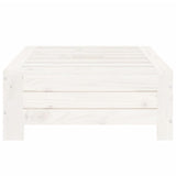 Parasol Base Cover White Solid Wood Pine - 45-Degree Angle