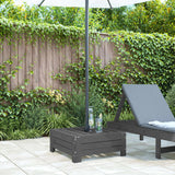 Parasol Base Cover Grey Solid Wood Pine