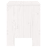Garden Stools 2 pcs White 40x36x45 cm Solid Wood Pine