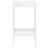Bar Stools 2 pcs White 40x36x75 cm Solid Wood Pine