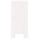 Bar Stools 2 pcs White 40x36x75 cm Solid Wood Pine