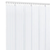 Door Curtain Transparent 200 mmx1.6 mm 10 m PVC - Side View