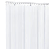 Door Curtain Transparent 200 mmx1.6 mm 25 m PVC - Side View
