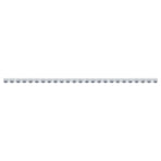 Mounting Rail Silver 1 m Stainless Steel