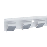 Mounting Rail Silver 1 m Stainless Steel - Rear View