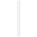 Mirror Jewellery Cabinet Wall Mounted White 30x8.5x90 cm