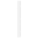 Mirror Jewellery Cabinet Wall Mounted White 30x8.5x90 cm - Rear View