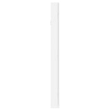 Mirror Jewellery Cabinet Wall Mounted White 30x8.5x106 cm - Rear View