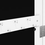Mirror Jewellery Cabinet Wall Mounted White 30x8.5x106 cm - Low Angle
