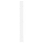 Mirror Jewellery Cabinet Wall Mounted White 37.5x10x106 cm