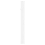 Mirror Jewellery Cabinet Wall Mounted White 37.5x10x106 cm - Rear View