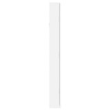 Mirror Jewellery Cabinet Wall Mounted White 37.5x10x90 cm - Rear View