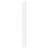 Mirror Jewellery Cabinet Wall Mounted White 37.5x10x106 cm - Rear View