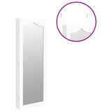 Mirror Jewellery Cabinet Wall Mounted White 37.5x10x106 cm - Extra Image