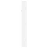 Mirror Jewellery Cabinet with LED Lights Wall Mounted White