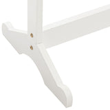 Mirror Jewellery Cabinet with LED Lights Free Standing White - Extra Image