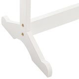 Mirror Jewellery Cabinet with LED Lights Free Standing White - Extra Image
