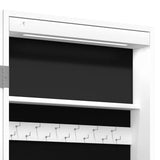 Mirror Jewellery Cabinet with LED Lights Free Standing White - Extra Image