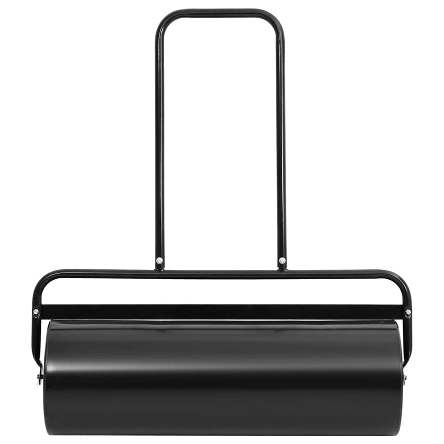 Garden Lawn Roller Push Black 63 L Iron and Steel