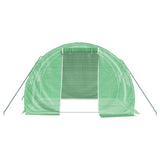 Greenhouse with Steel Frame Green 6 m? 3x2x2 m