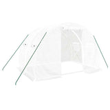 Greenhouse with Steel Frame White 6 m? 3x2x2 m