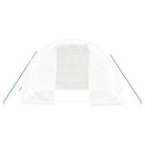 Greenhouse with Steel Frame White 6 m? 3x2x2 m