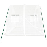 Greenhouse with Steel Frame White 6 m? 3x2x2 m