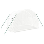 Greenhouse with Steel Frame White 6 m? 3x2x2 m