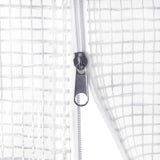 Greenhouse with Steel Frame White 6 m² 3x2x2 m - Extra Image